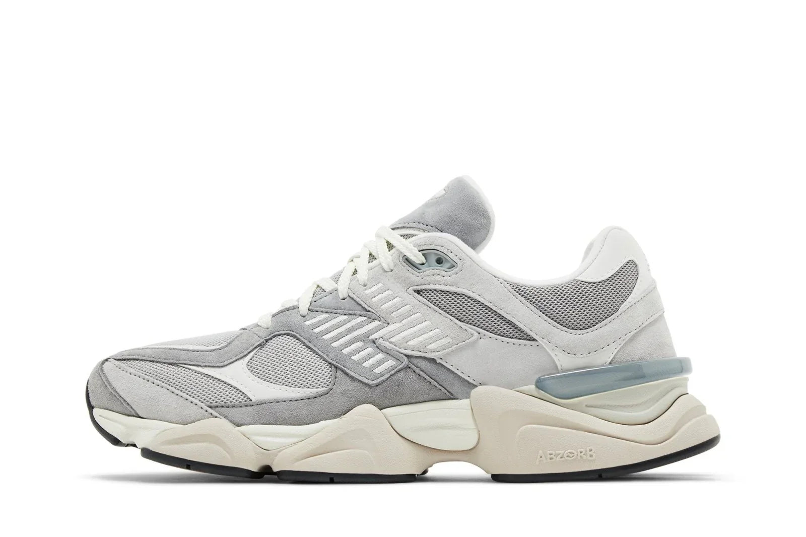 Tênis New Balance 9060 Slate Grey Cinza vista traseira