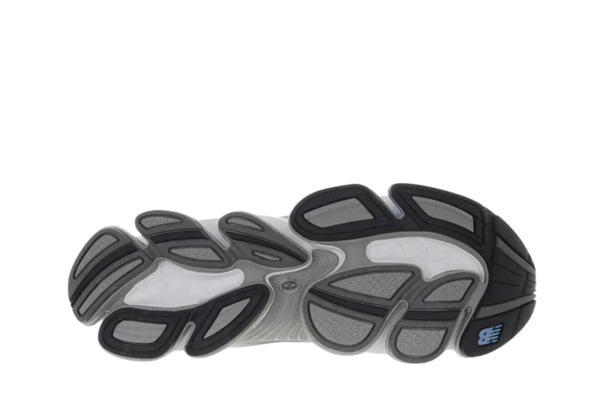Tênis New Balance Abzorb 2000 Stillwater Blue Cinza vista traseira