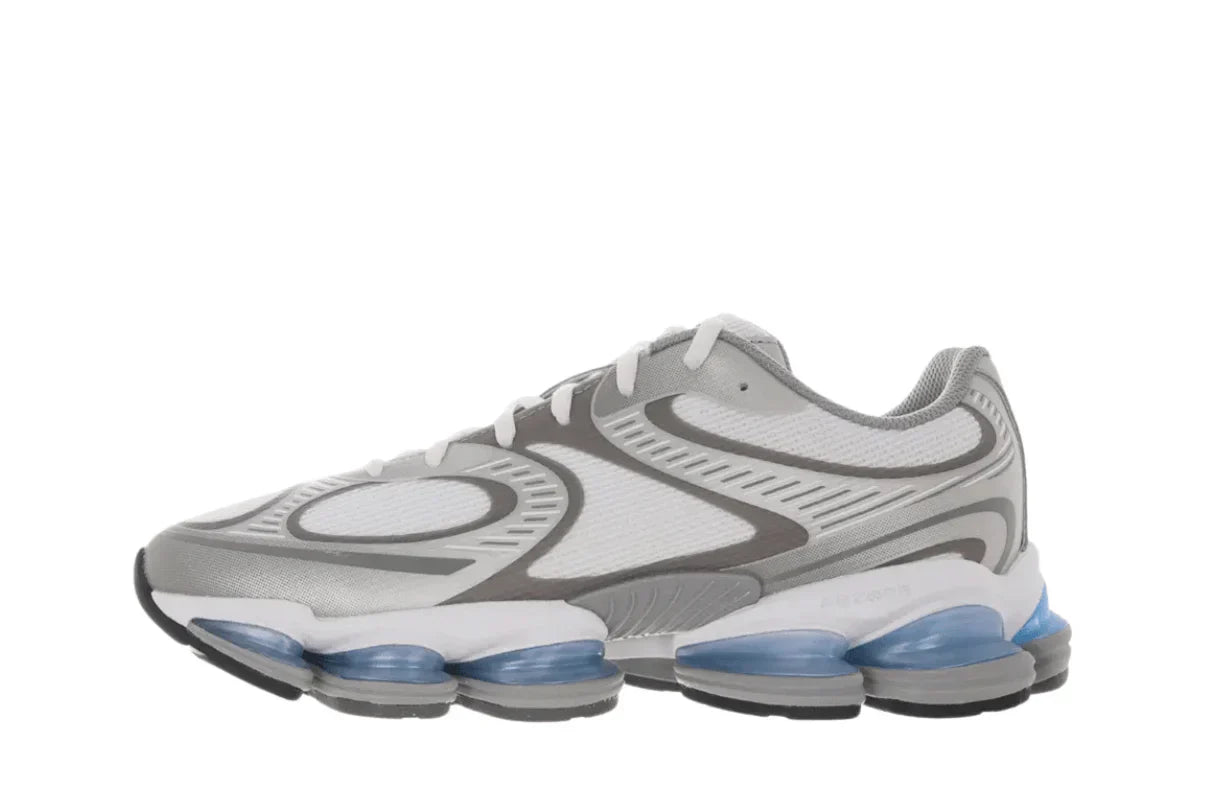 Tênis New Balance Abzorb 2000 Stillwater Blue Cinza detalhe lateral