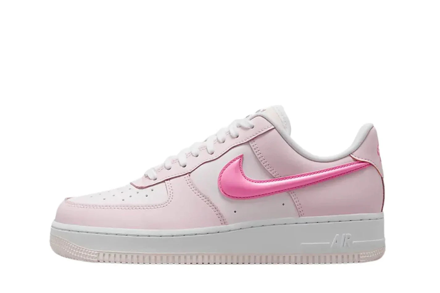 Tênis Nike Air Force 1 07 Lx Paw Print Rosa detalhe do material