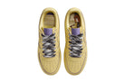 Tênis Nike Air Force 1 Low Protro Kobe Bryant Mamba Mentality Amarelo detalhe do acabamento