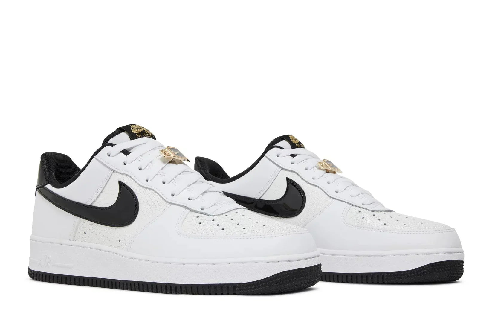 Tênis Nike Air Force 1 Low World Champ Branco detalhe lateral