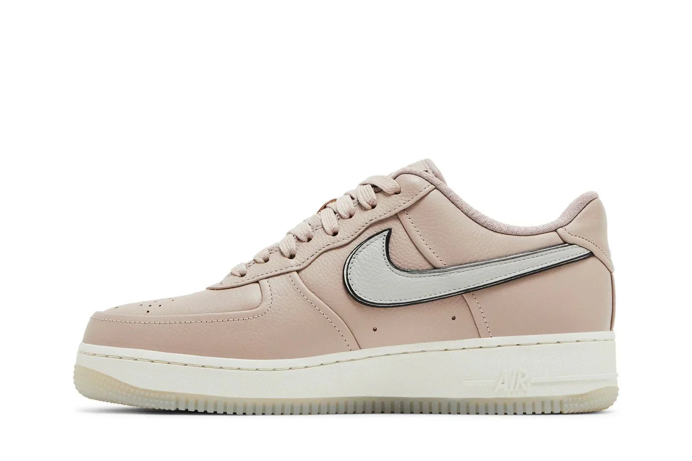 Tênis Nike Air Force 1 Low x A Ma Maniére While You Were Sleeping Rose detalhe do material