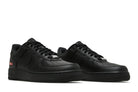 Tênis Nike Air Force 1 Low x Supreme Black Preto detalhe do material