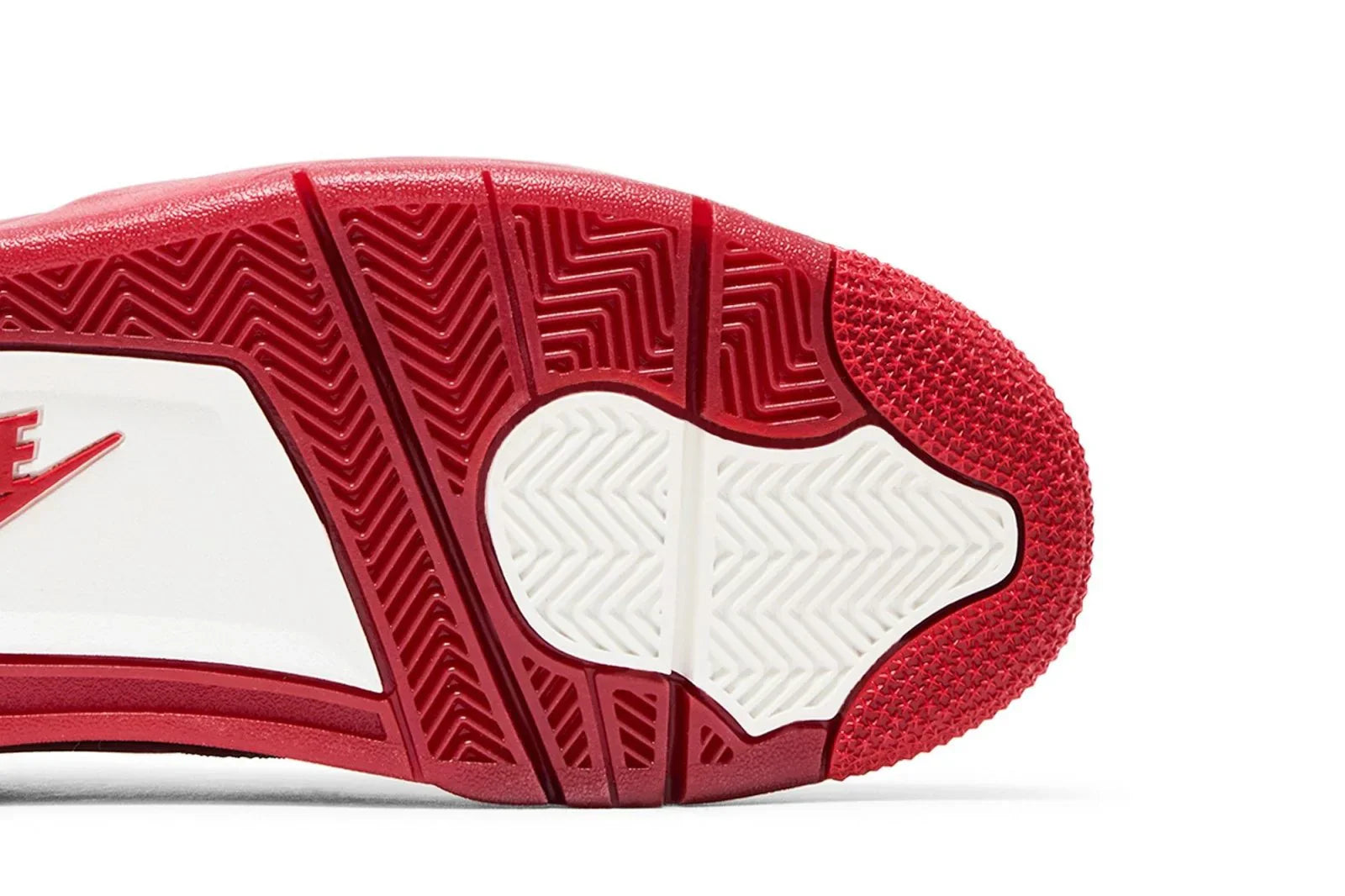 Tênis Air Jordan 4 Retrô OG SP Nigel Sylvester Brick by Brick Vermelho vista traseira