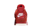 Tênis Air Jordan 4 Retrô OG SP Nigel Sylvester Brick by Brick Vermelho detalhe do solado