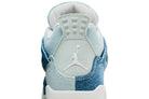 Tênis Nike Air Jordan 4 Retro TEX Worn Blue Denim Azul vista traseira