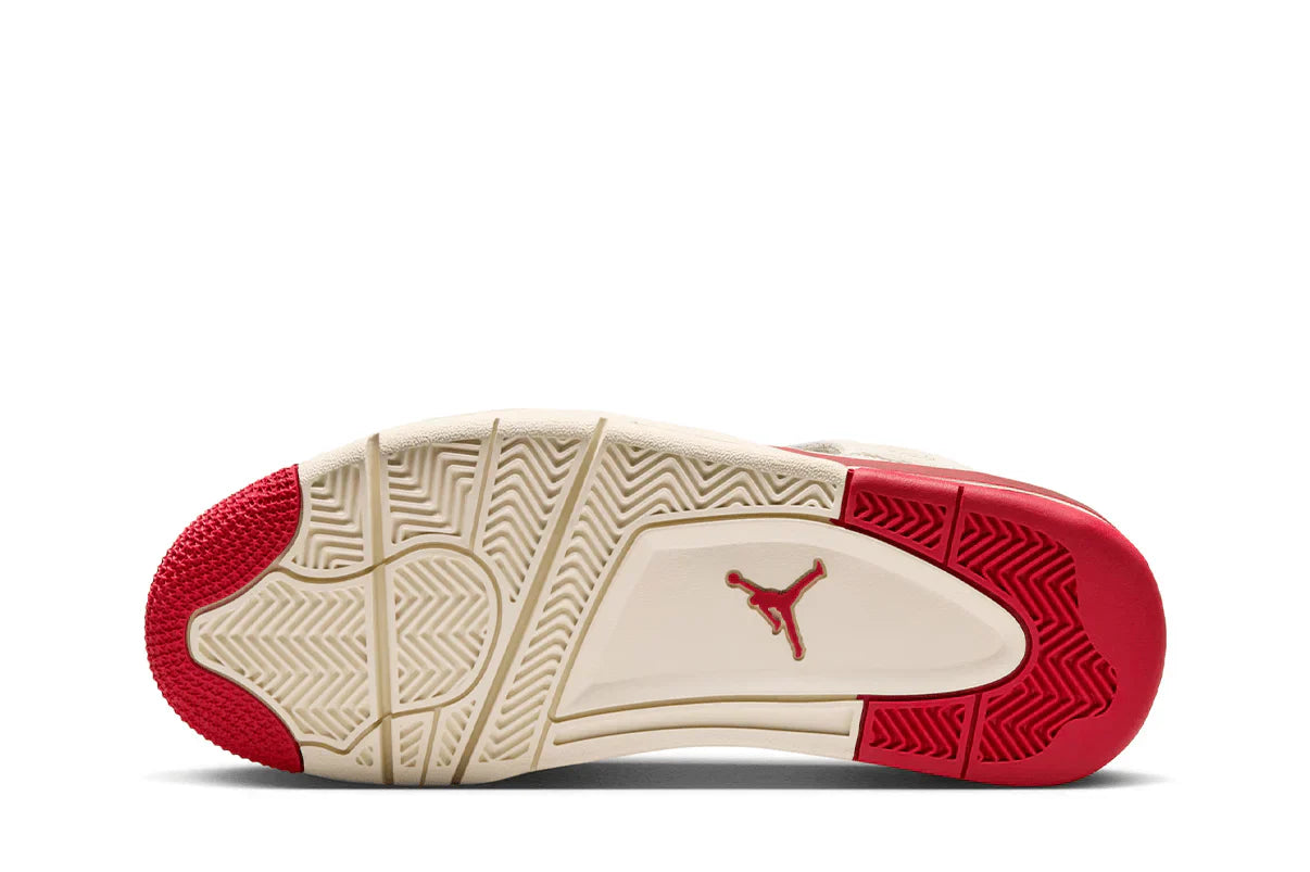 Tênis Nike Air Jordan 4 Retro Valentines Day Sierra Red Vermelho detalhe lateral