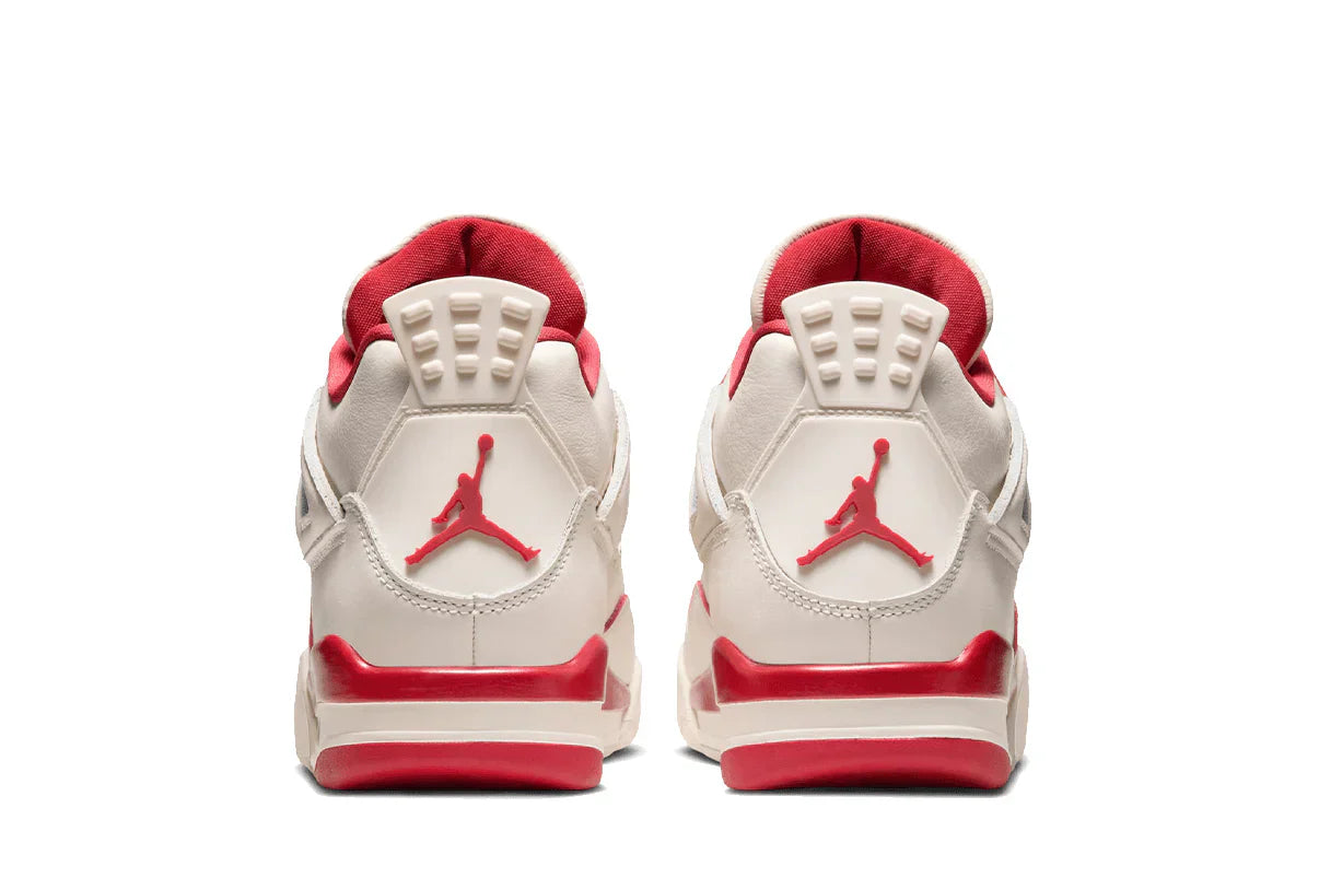 Tênis Nike Air Jordan 4 Retro Valentines Day Sierra Red Vermelho detalhe do material