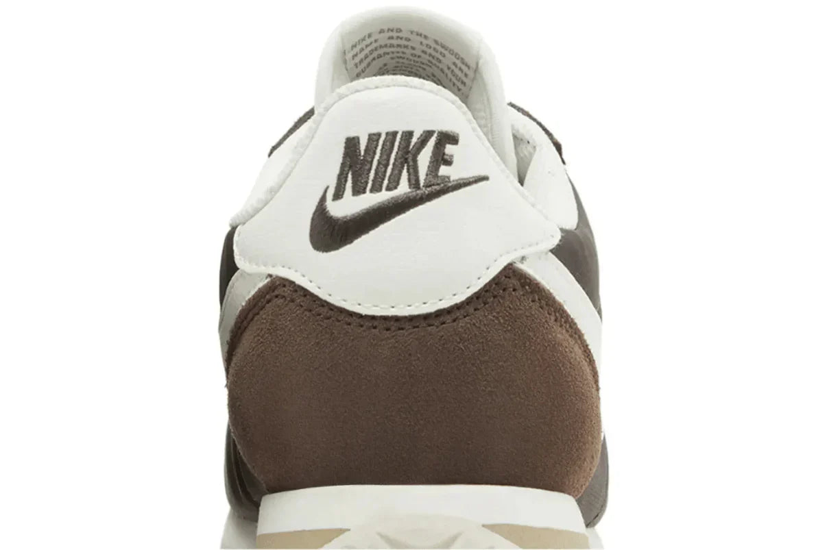 Tênis Nike Cortez Baroque Brown Marrom detalhe interno