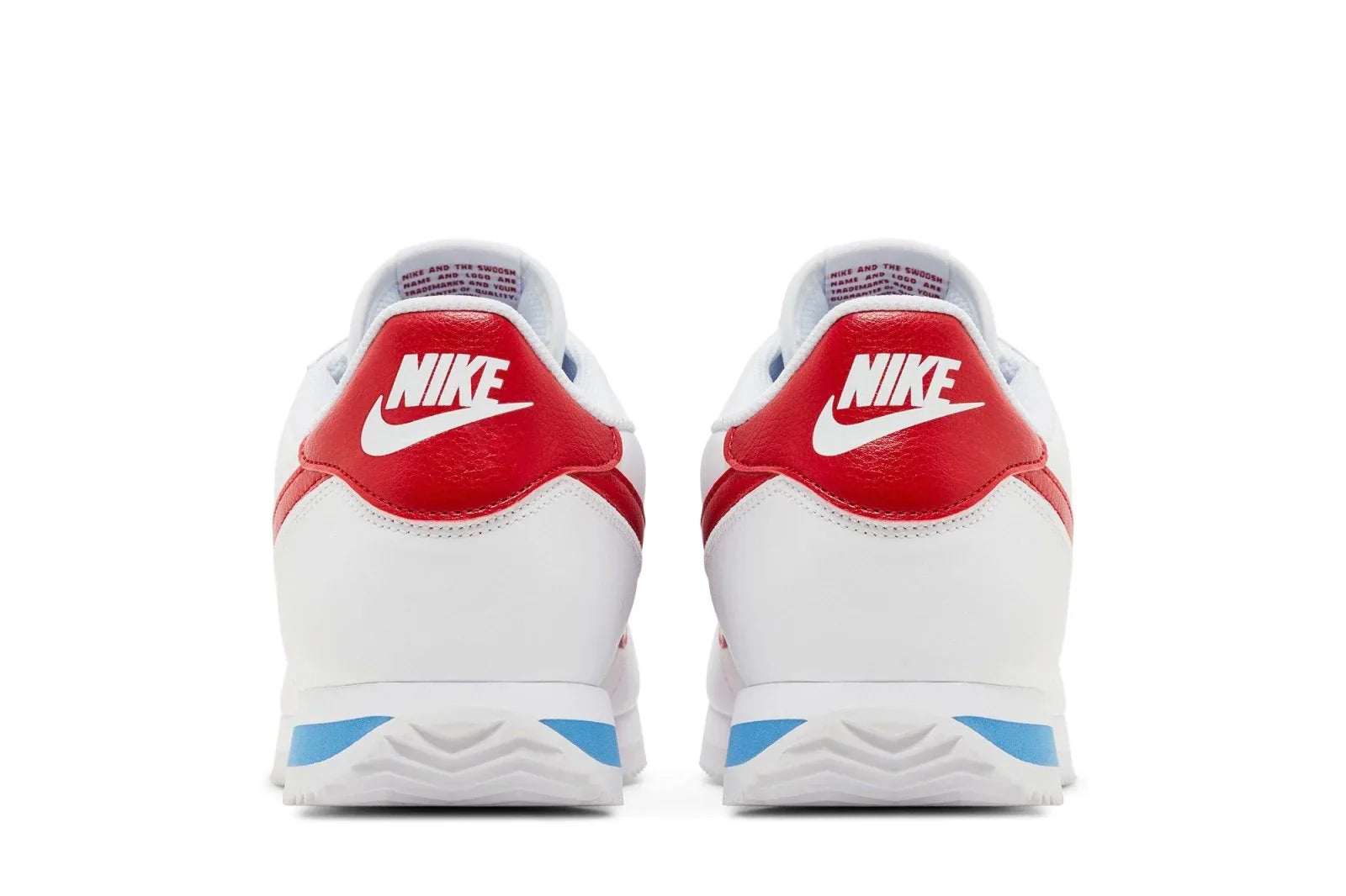 Tênis Nike Cortez Forrest Gump 2024 Branco vista traseira