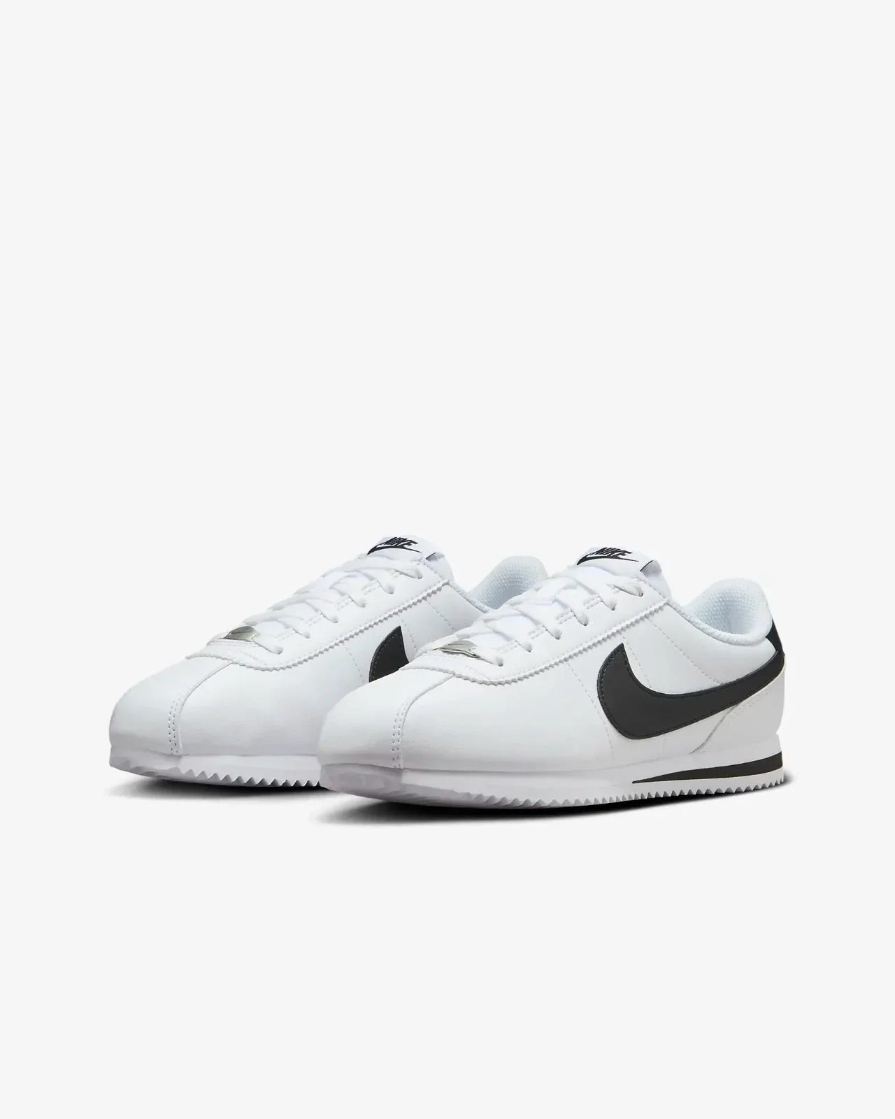 Tênis Nike Cortez White Black Branco detalhe lateral
