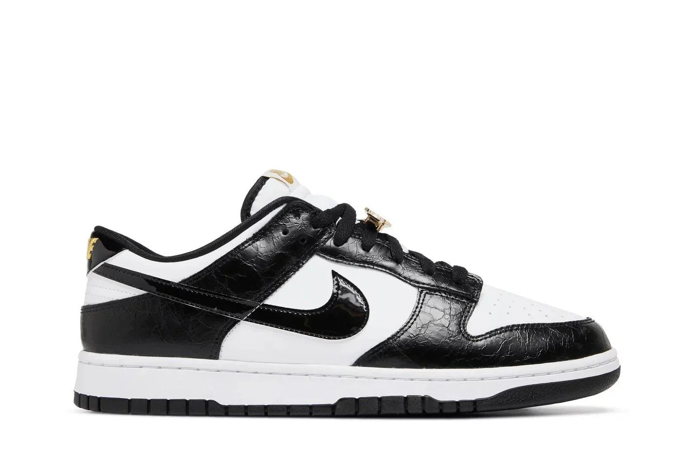 Tênis Nike Dunk Low Black World Champ Preto vista superior