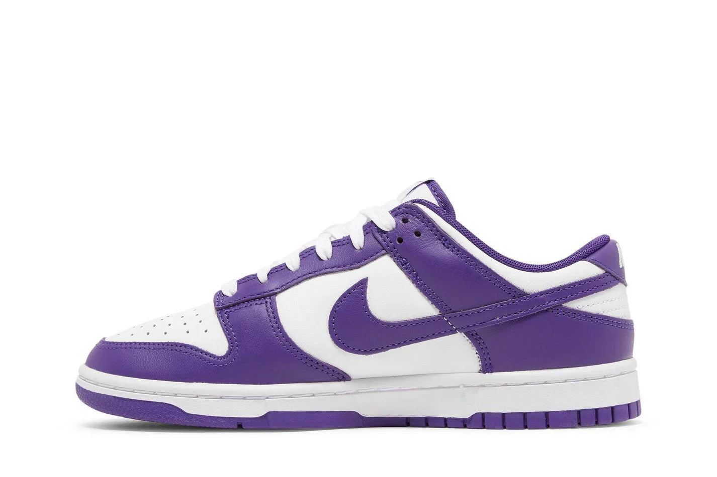 Tênis Nike Dunk Low Championship Court Purple Roxo detalhe do solado