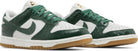 Tênis Nike Dunk Low Green Ostrich Verde detalhe lateral