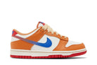 Tênis Nike Dunk Low GS Orange Blue Hot Curry Laranja vista superior