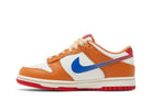 Tênis Nike Dunk Low GS Orange Blue Hot Curry Laranja detalhe lateral