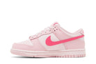 Tênis Nike Dunk Low Triple Pink Rosa detalhe do solado