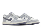 Tênis Nike Dunk Low Light Carbon Cinza detalhe do material