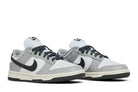 Tênis Nike Dunk Low Light Smoke Grey Cinza detalhe lateral