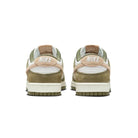 Tênis Nike Dunk Low Medium Olive Hemp Verde detalhe do material