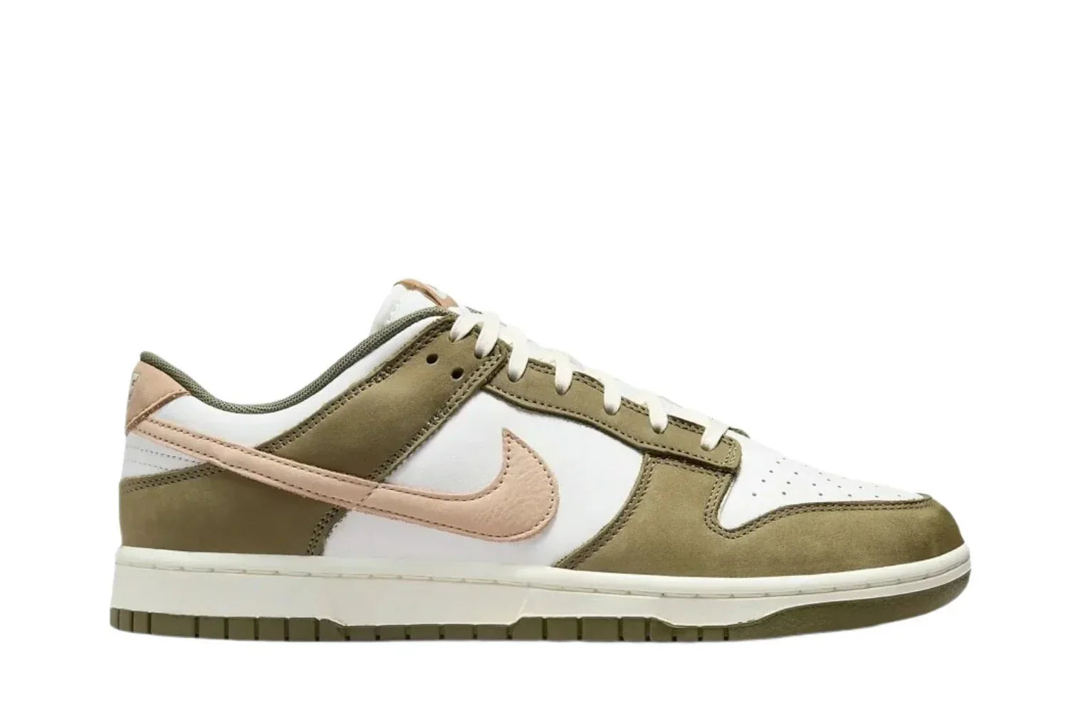Tênis Nike Dunk Low Medium Olive Hemp Verde vista lateral