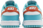 Tênis Nike Dunk Low Miami Dolphins Azul vista traseira