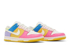 Tênis Nike Dunk Low Multi-Color Colorido detalhe do solado