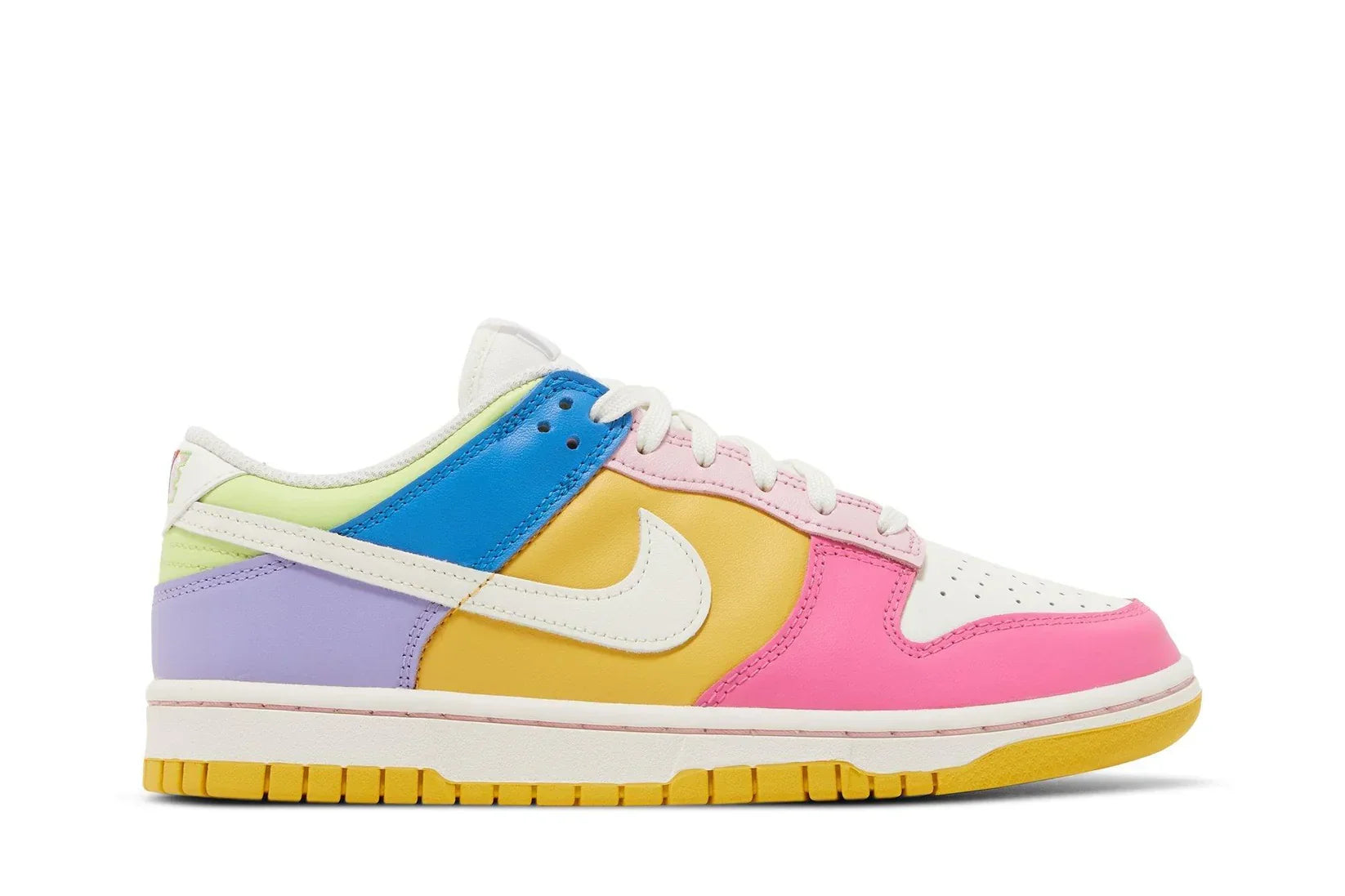 Tênis Nike Dunk Low Multi-Color Colorido vista lateral