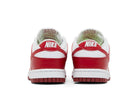 Tênis Nike Dunk Low Next Nature White Gym Red Vermelho detalhe lateral
