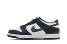 Tênis Nike Dunk Low Obsidian Vintage Green Azul Marinho detalhe lateral