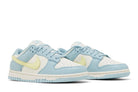 Tênis Nike Dunk Low Ocean Bliss Azul detalhe do material