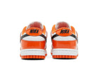 Tênis Nike Dunk Low Patent Halloween Laranja detalhe do material
