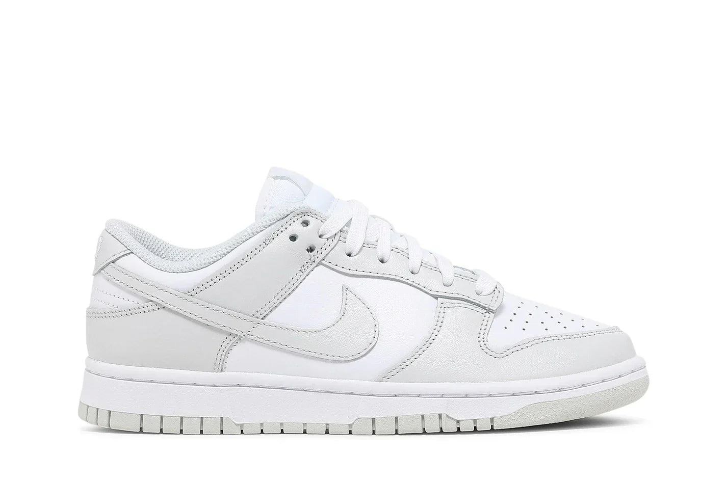 Tênis Nike Dunk Low Photon Dust Branco vista superior