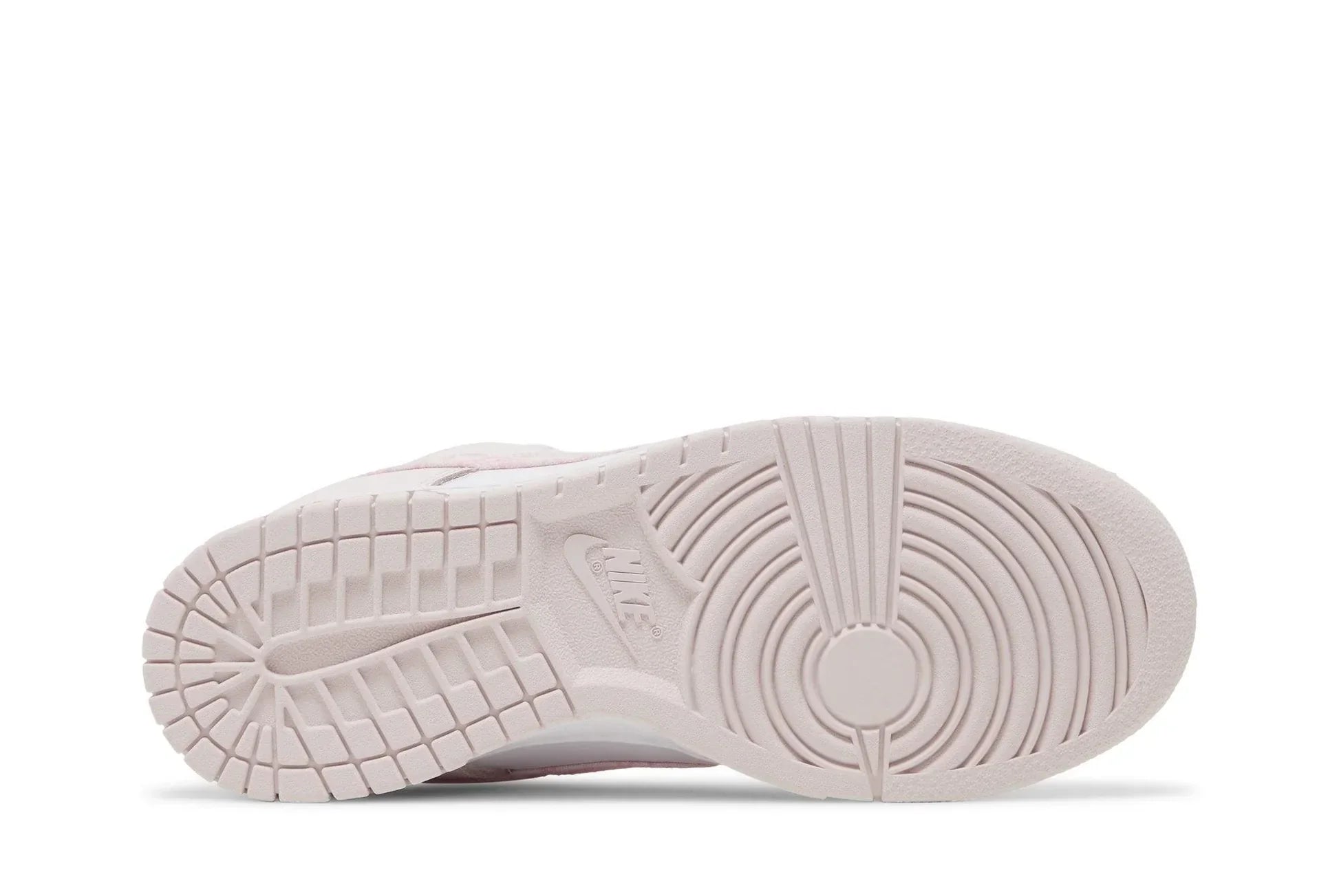 Tênis Nike Dunk Low Pink Paisley Rosa detalhe do solado