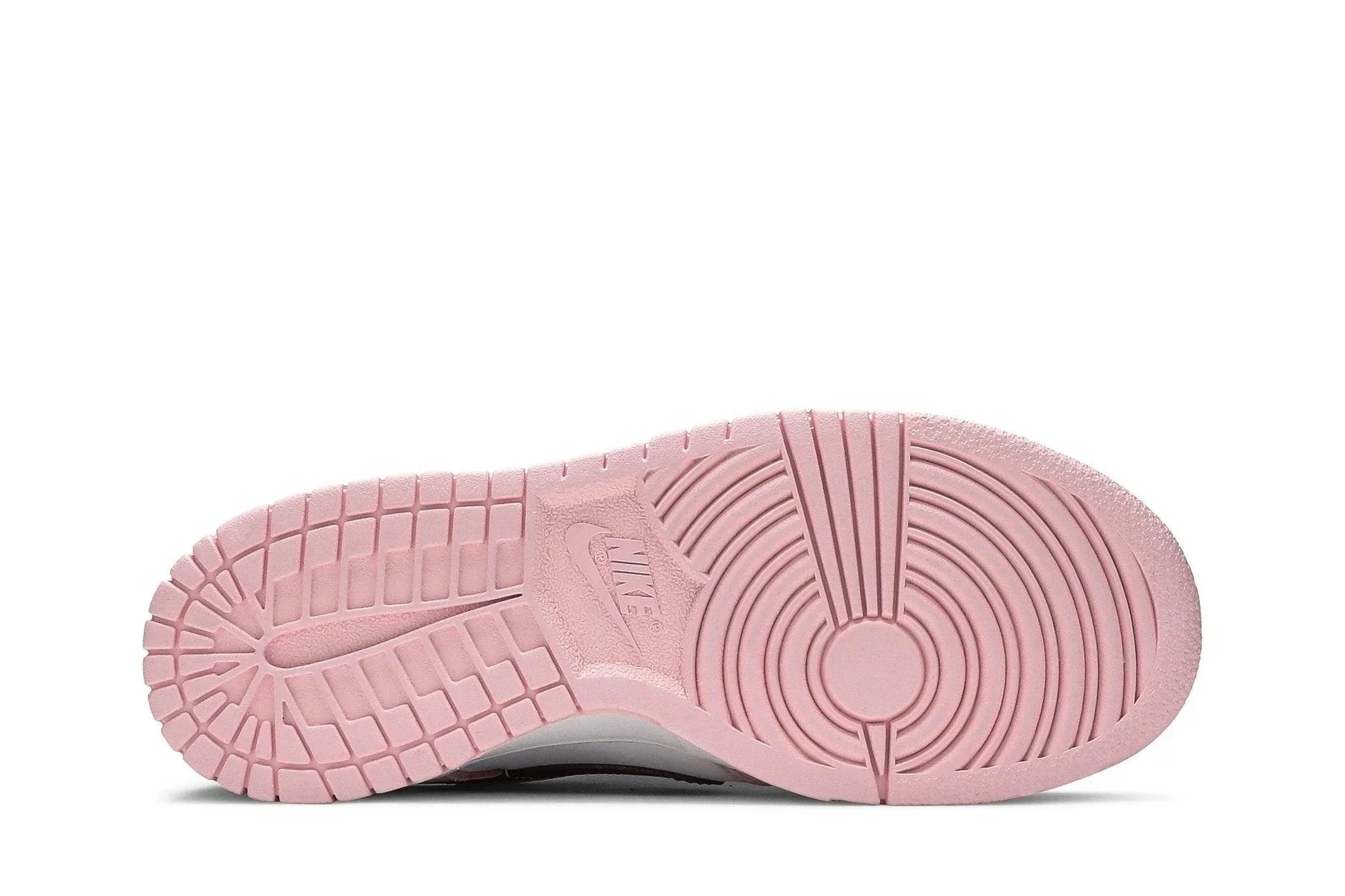 Tênis Nike Dunk Low Pink Red White Rosa detalhe do material