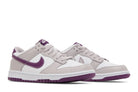 Tênis Nike Dunk Low Platinum Violet Branco vista superior