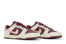 Tênis Nike Dunk Low Premium Valentines day Vermelho Vinho detalhe do material