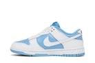 Tênis Nike Dunk Low Reverse University Blue Azul detalhe do material