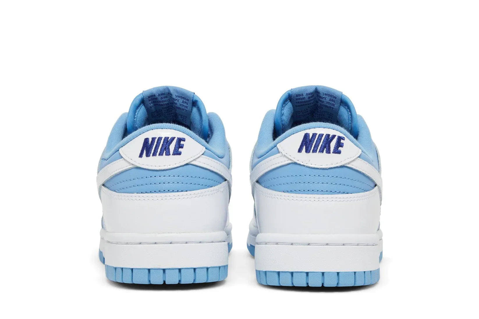 Tênis Nike Dunk Low Reverse University Blue Azul vista traseira