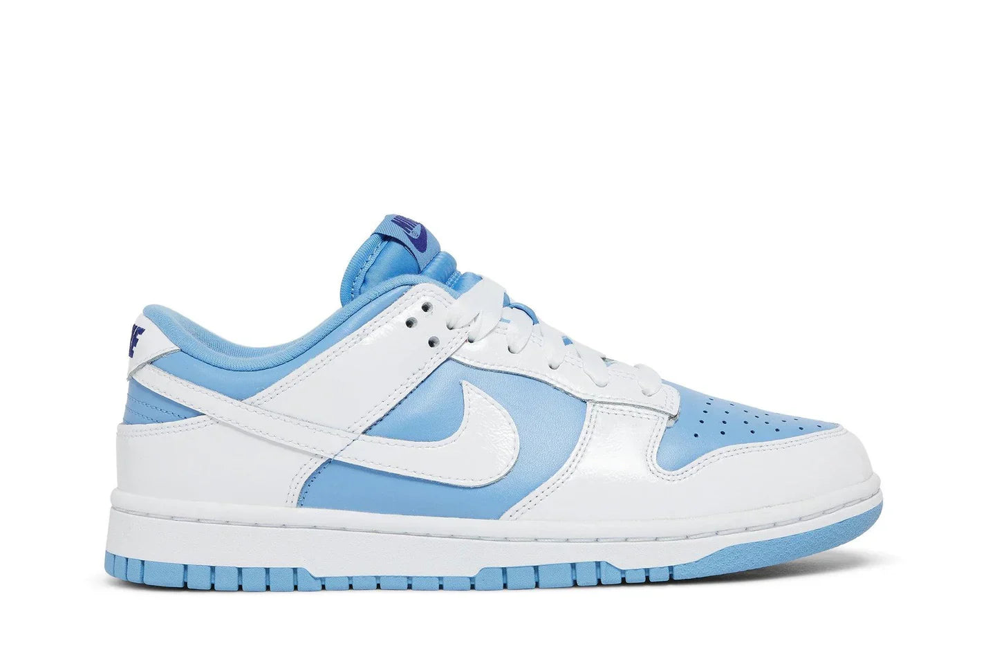 Tênis Nike Dunk Low Reverse University Blue Azul vista superior