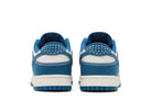 Tênis Nike Dunk Low Sashiko Industrial Blue Azul detalhe do material