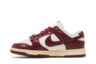 Tênis Nike Dunk Low SE Just Do It Team Red Vermelho detalhe do material