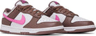 Tênis Nike Dunk Low Smokey Mauve Marrom detalhe do solado