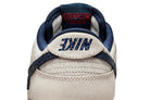 Tênis Nike Dunk Low Stranger Things Phantom Branco detalhe frontal