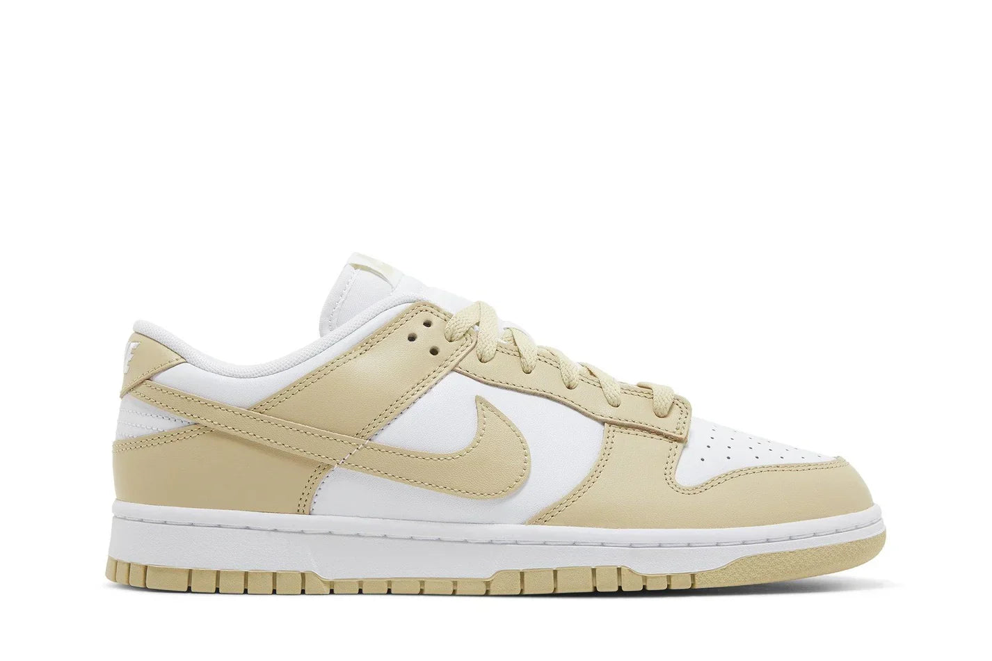 Tênis Nike Dunk Low Team Gold Dourado vista superior