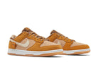 Tênis Nike Dunk Low Teddy Bear Marrom detalhe do solado