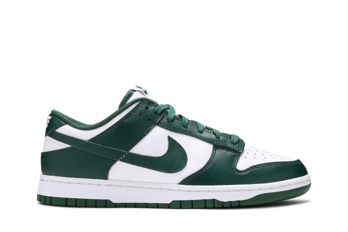 Tênis Nike Dunk Low Varsity Green Michigan State Verde vista superior