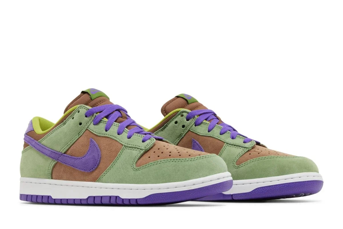 Tênis Nike Dunk Low Veneer Verde detalhe do material