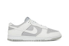 Tênis Nike Dunk Low White Neutral Grey Cinza vista lateral